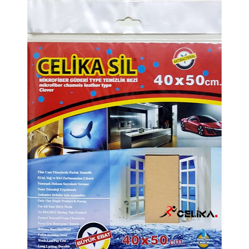 Celika Antibakteriyel Mikrofiber Temizlik Bezi 40*50 Evolon Celika Antibakteriyel Mikrofiber Temizlik Bezi 40*50 Evolon